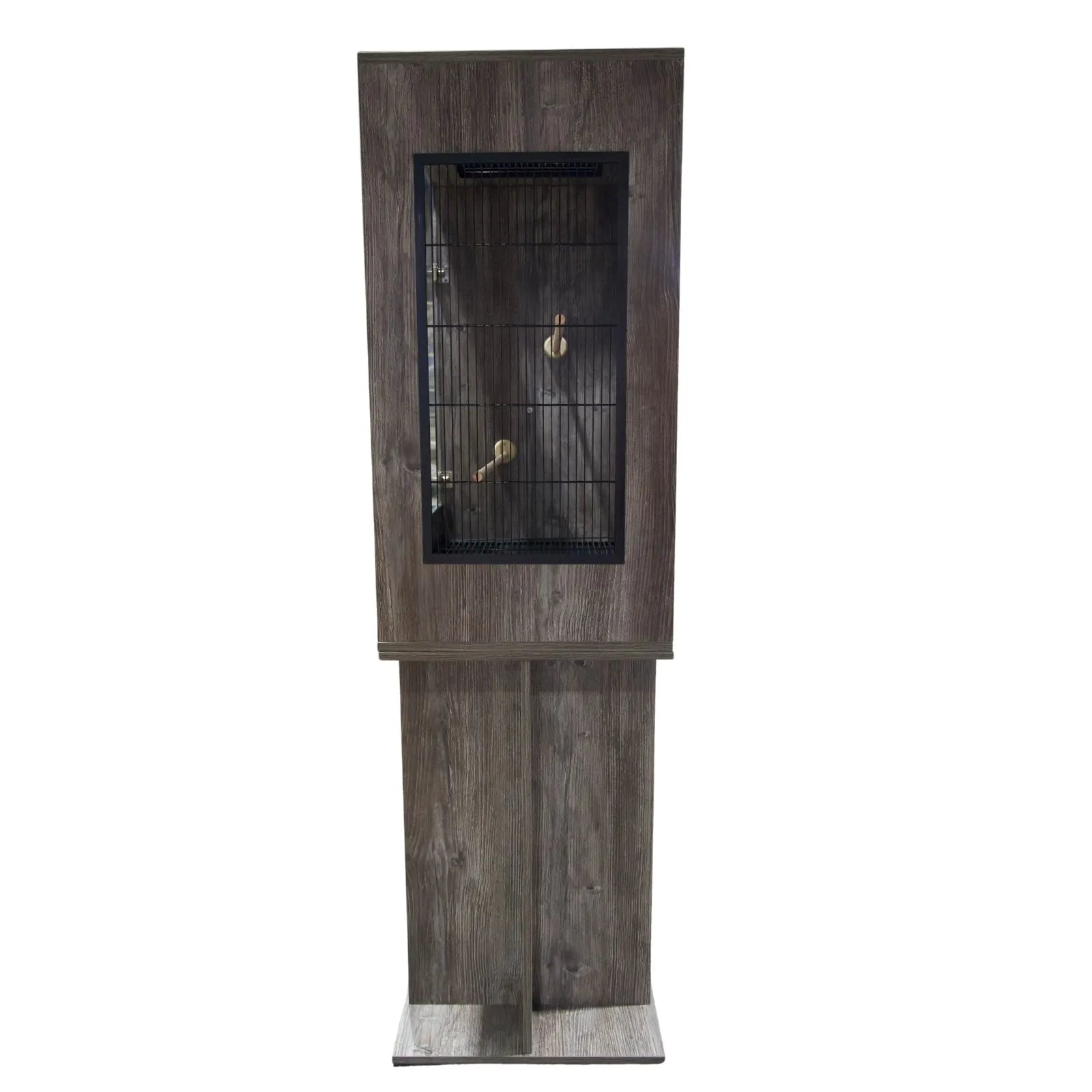 Avi One Wooden Bird Cage with Stand - Nebraska Oak
