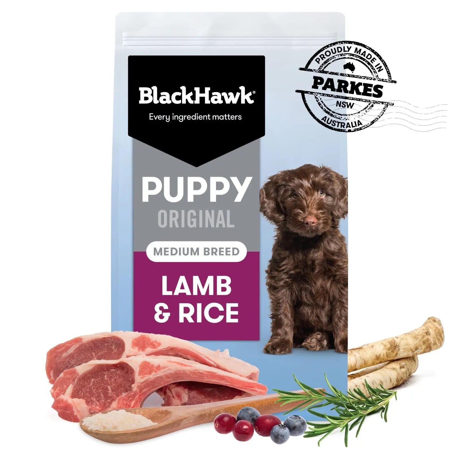 Black Hawk Dog Food Puppy Medium Breed Lamb & Rice - Kellyville Pets