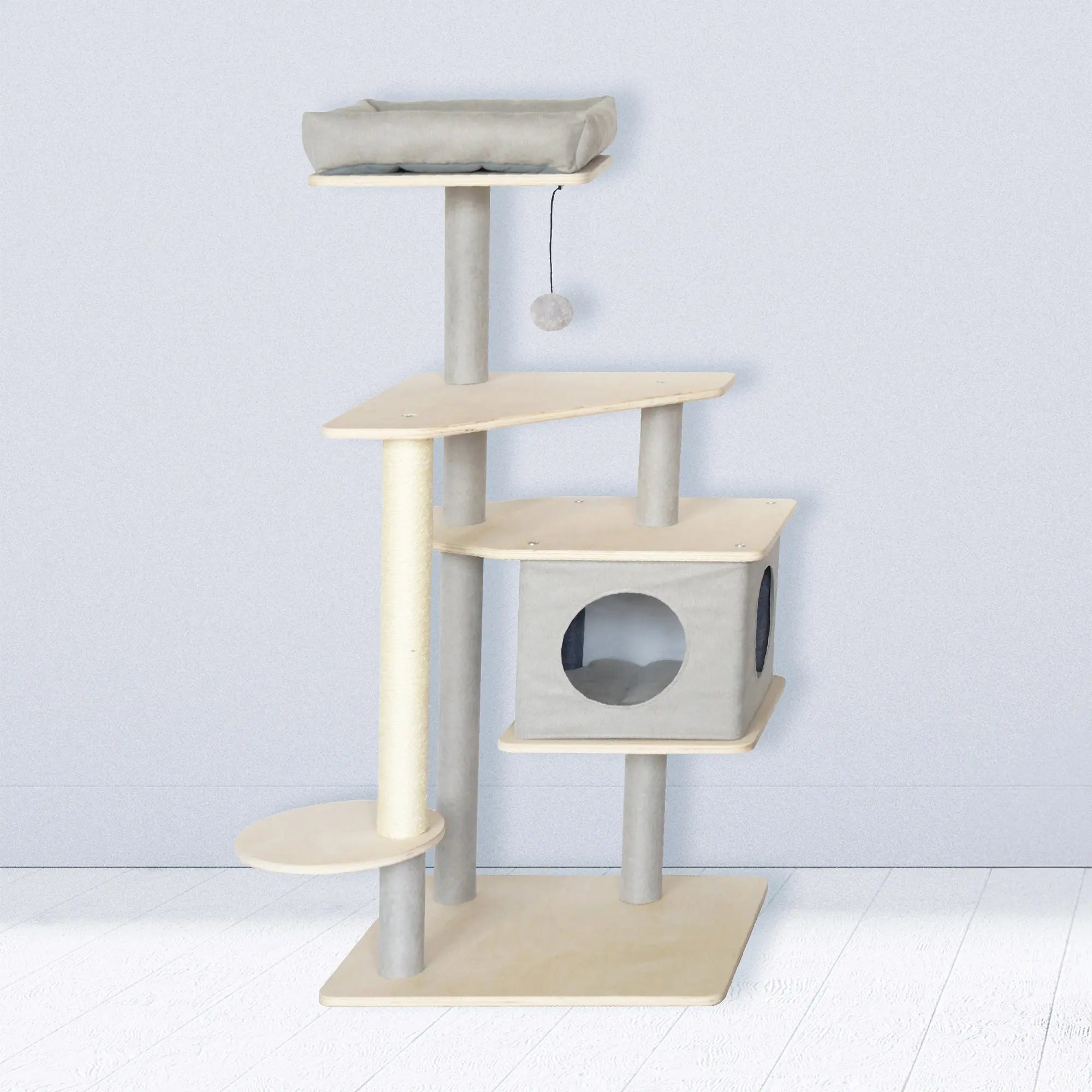 Cattitude Feline Good Playground Cat Scratcher Post - Kellyville Pets