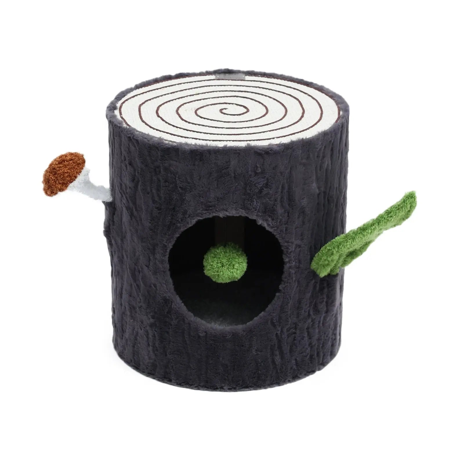Cattitude Hideaway Tree Trunk Scratch Post - Small - Kellyville Pets