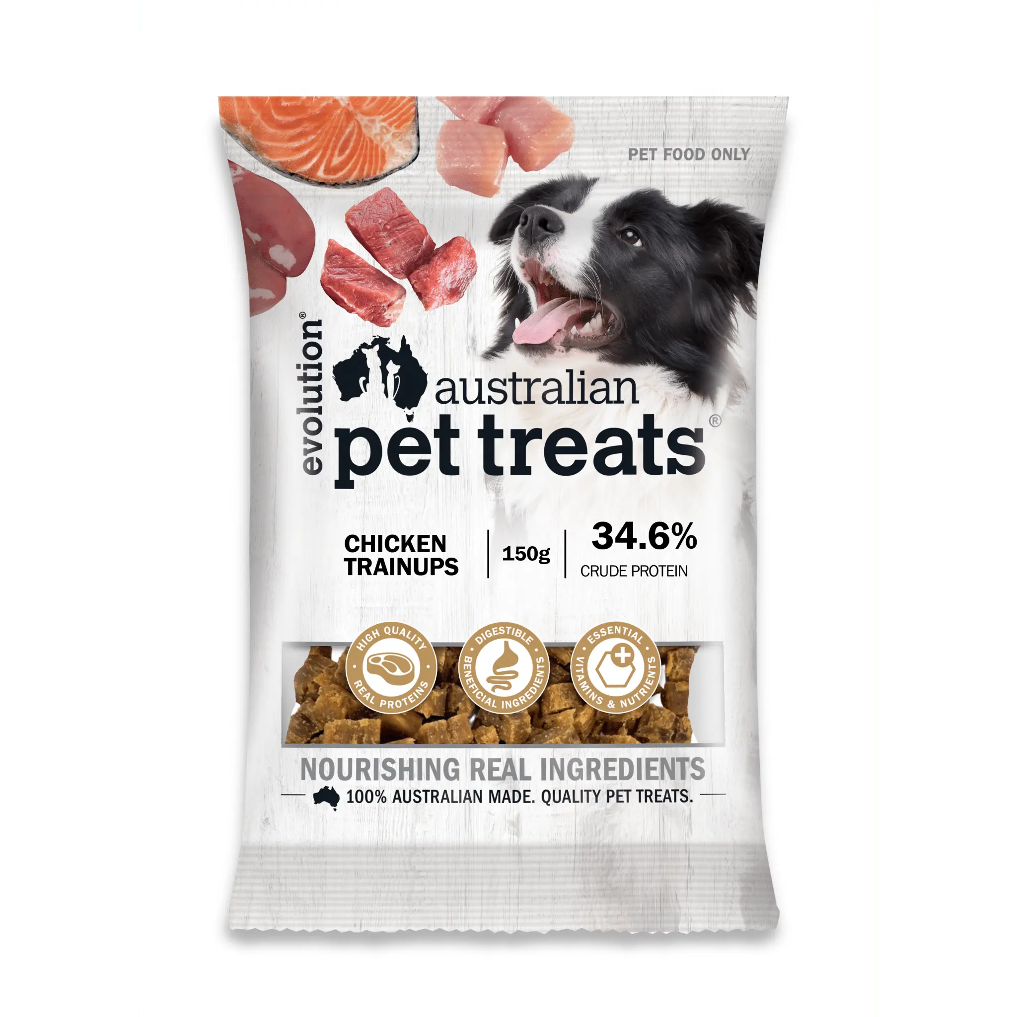 Evolution Australian Pet Treats Chicken Trainups Dog Treat - Kellyville Pets
