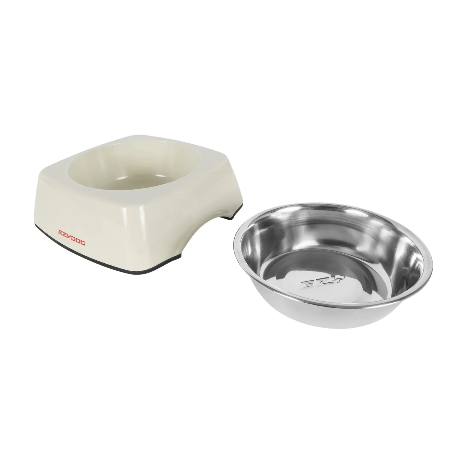 EzyDog Uno Dog Bowl - Bone