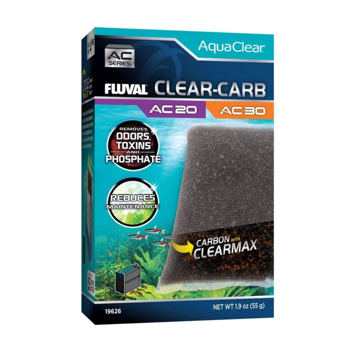 Fluval AC20/30 Clear Carb Insert 1 Pack