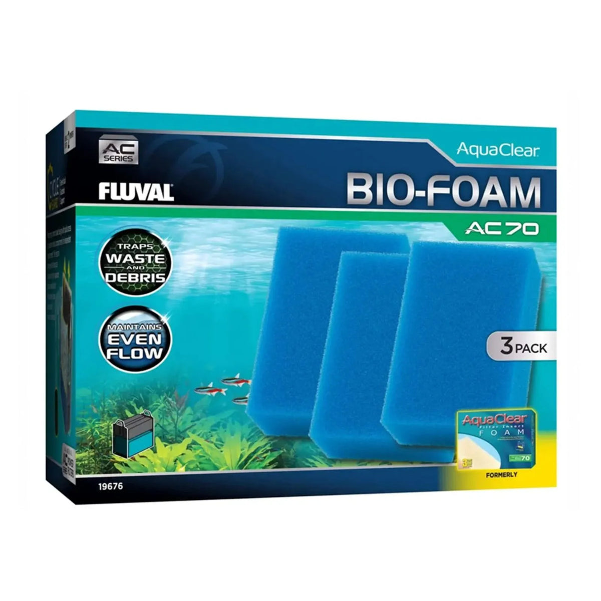 Fluval AquaClear Bio-Foam 3 Pack