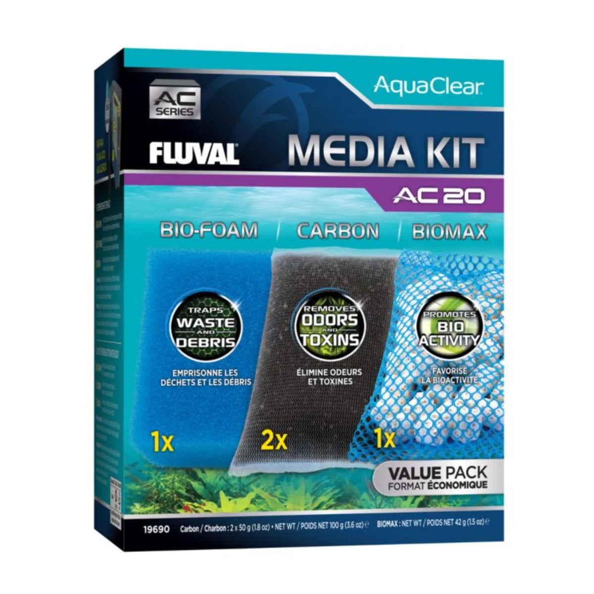 Fluval AquaClear Filter Media Maintenance Kit
