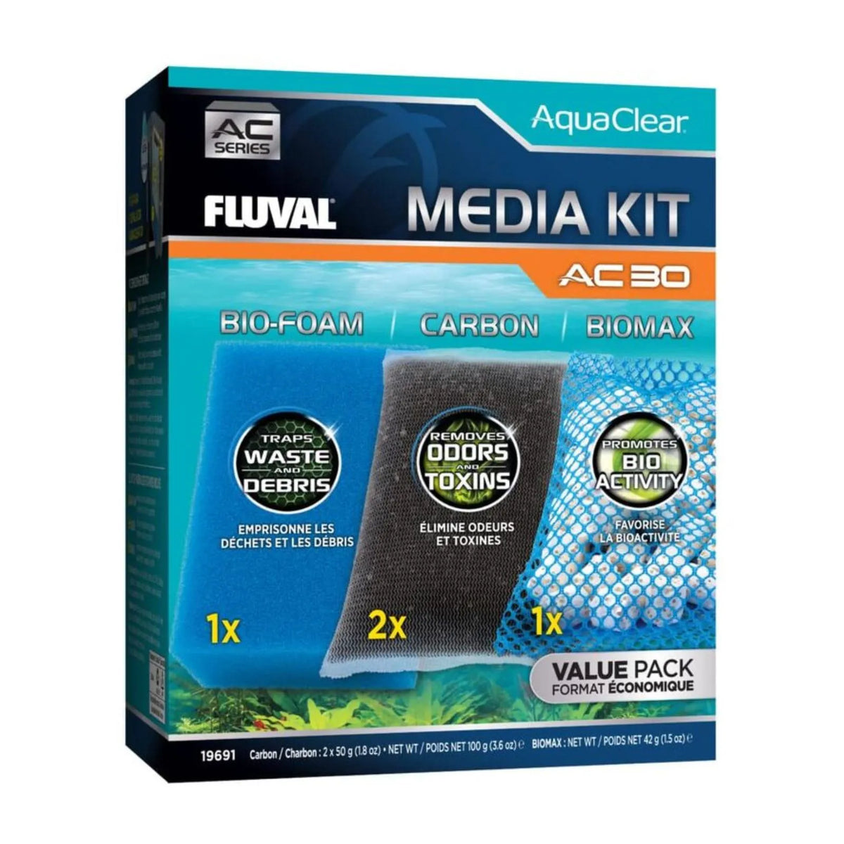 Fluval AquaClear Filter Media Maintenance Kit