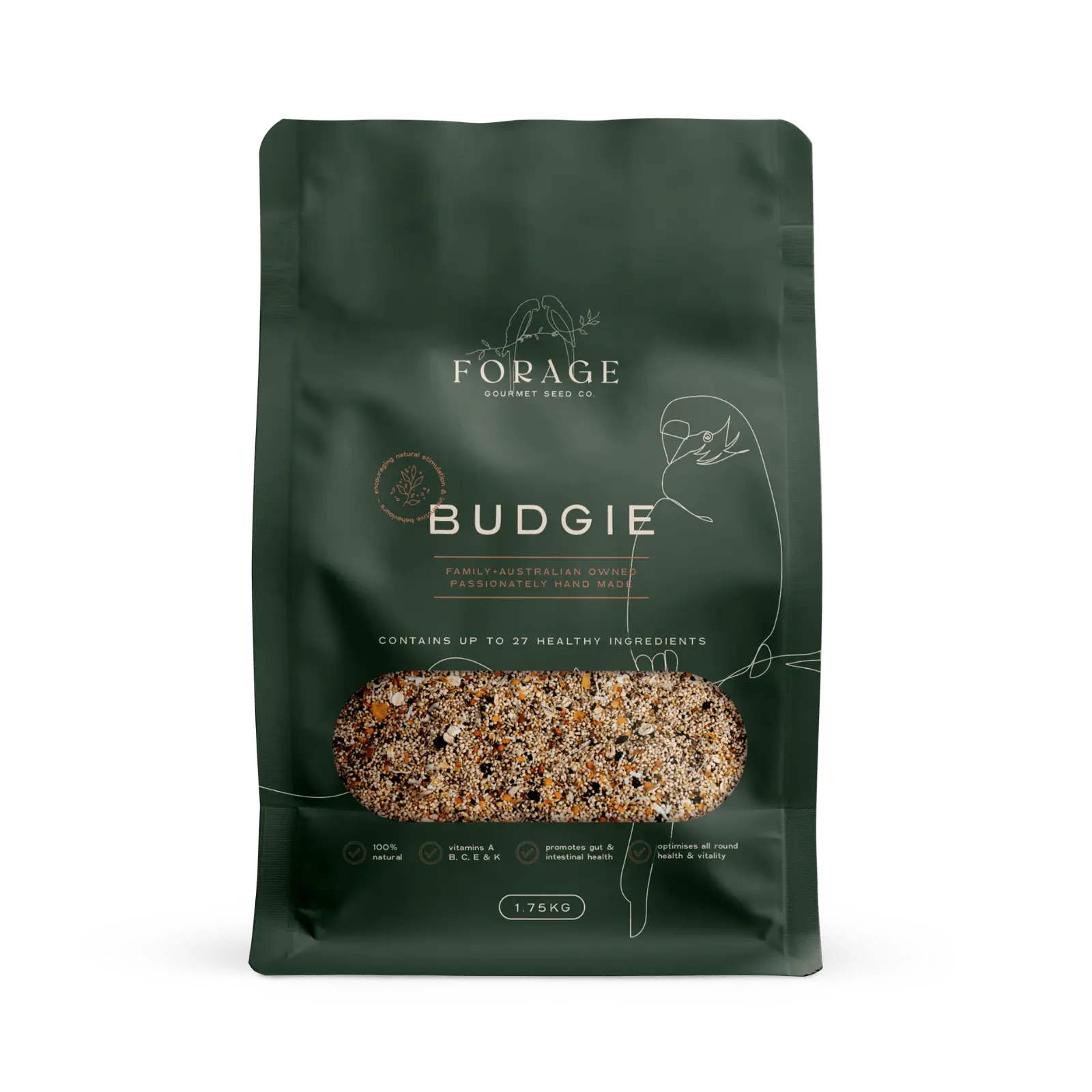 Forage Gourmet Budgie Food - Kellyville Pets