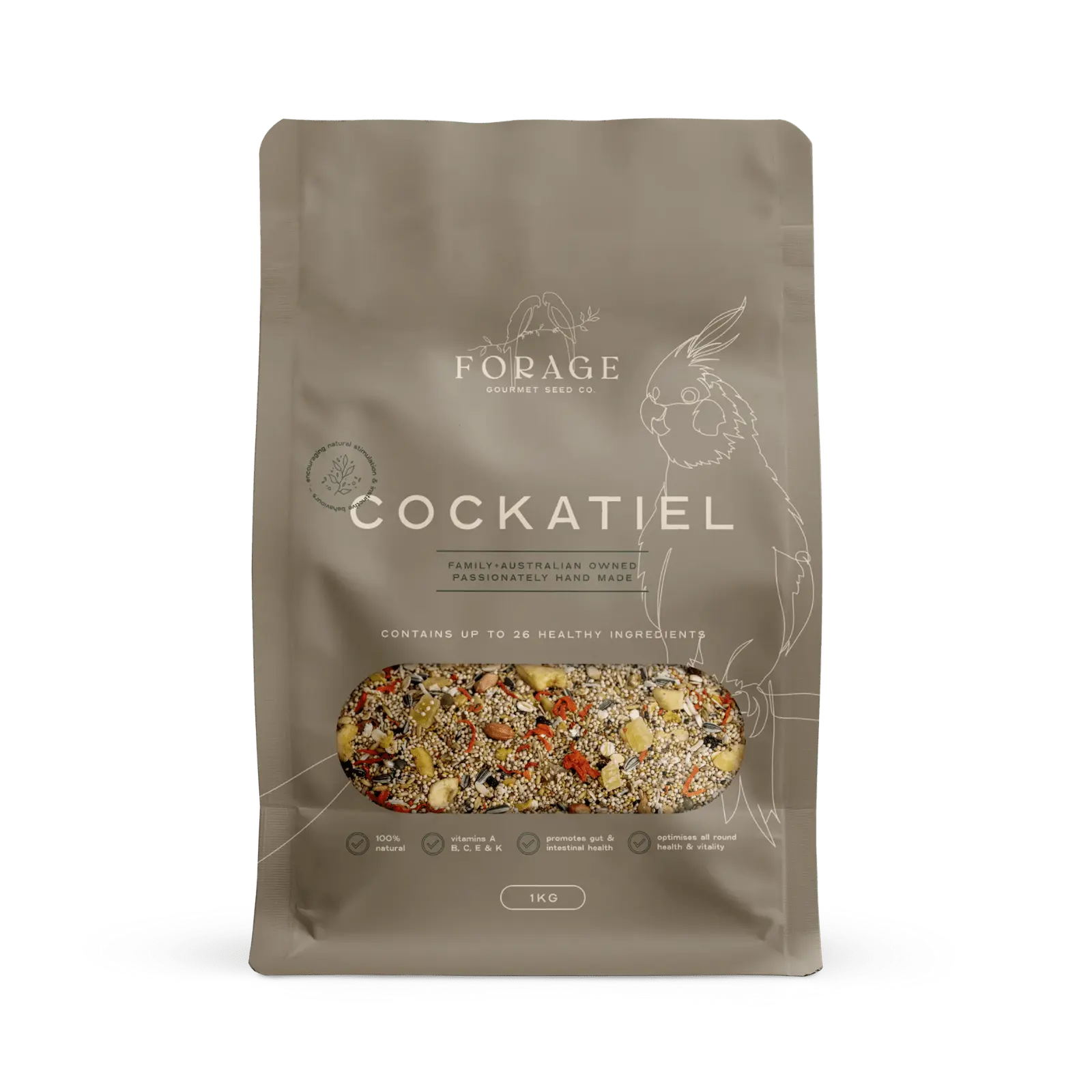 Forage Gourmet Cockatiel Food - Kellyville Pets