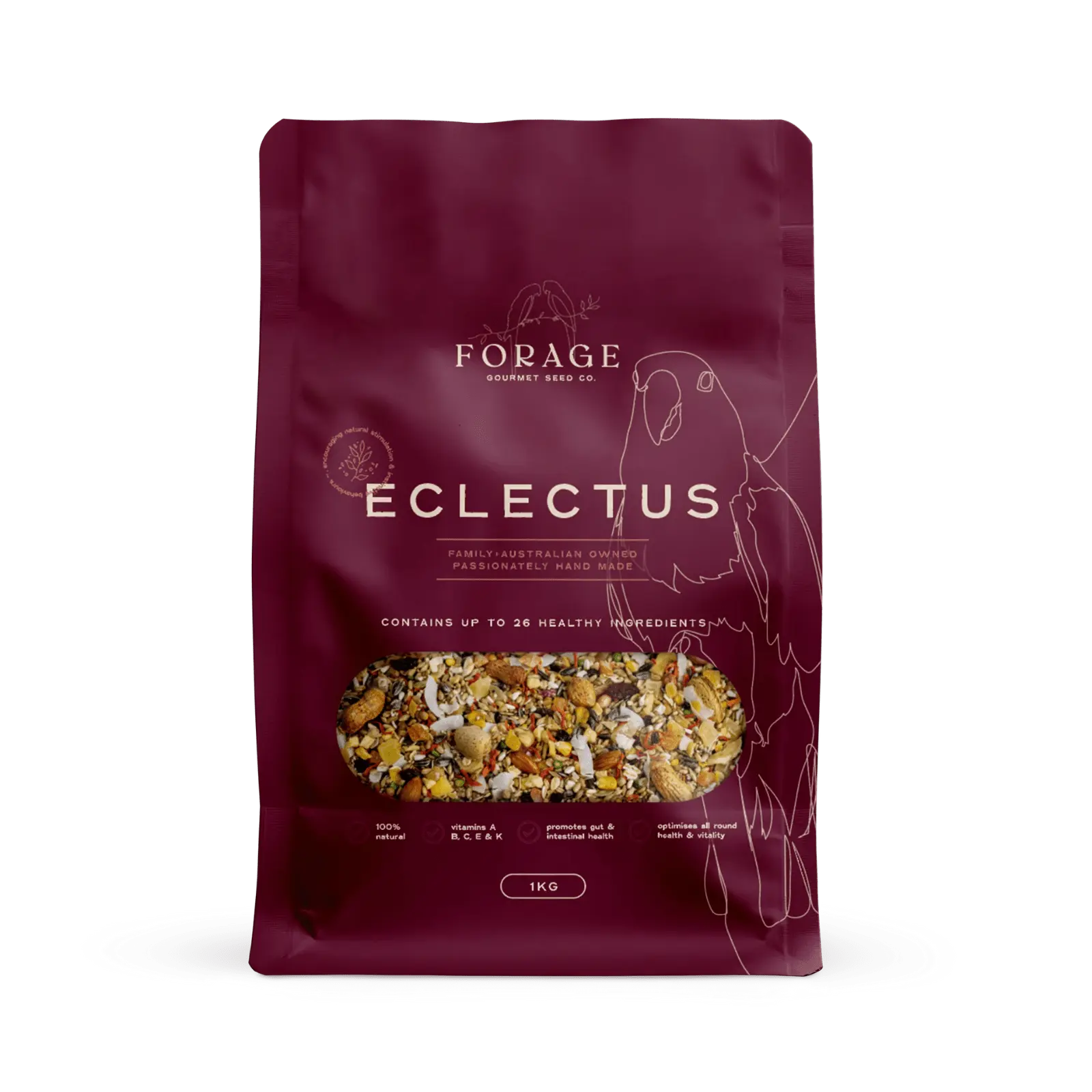 Forage Gourmet Eclectus Food - Kellyville Pets