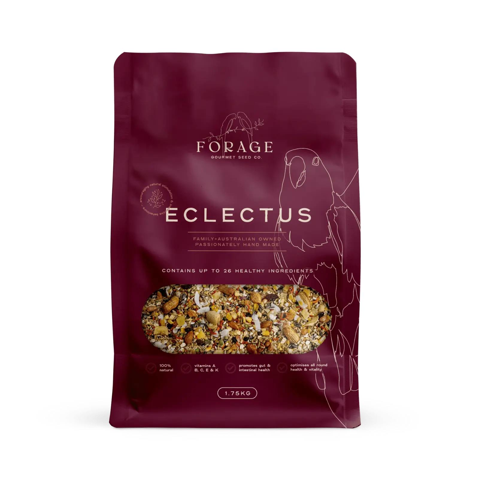 Forage Gourmet Eclectus Food - Kellyville Pets