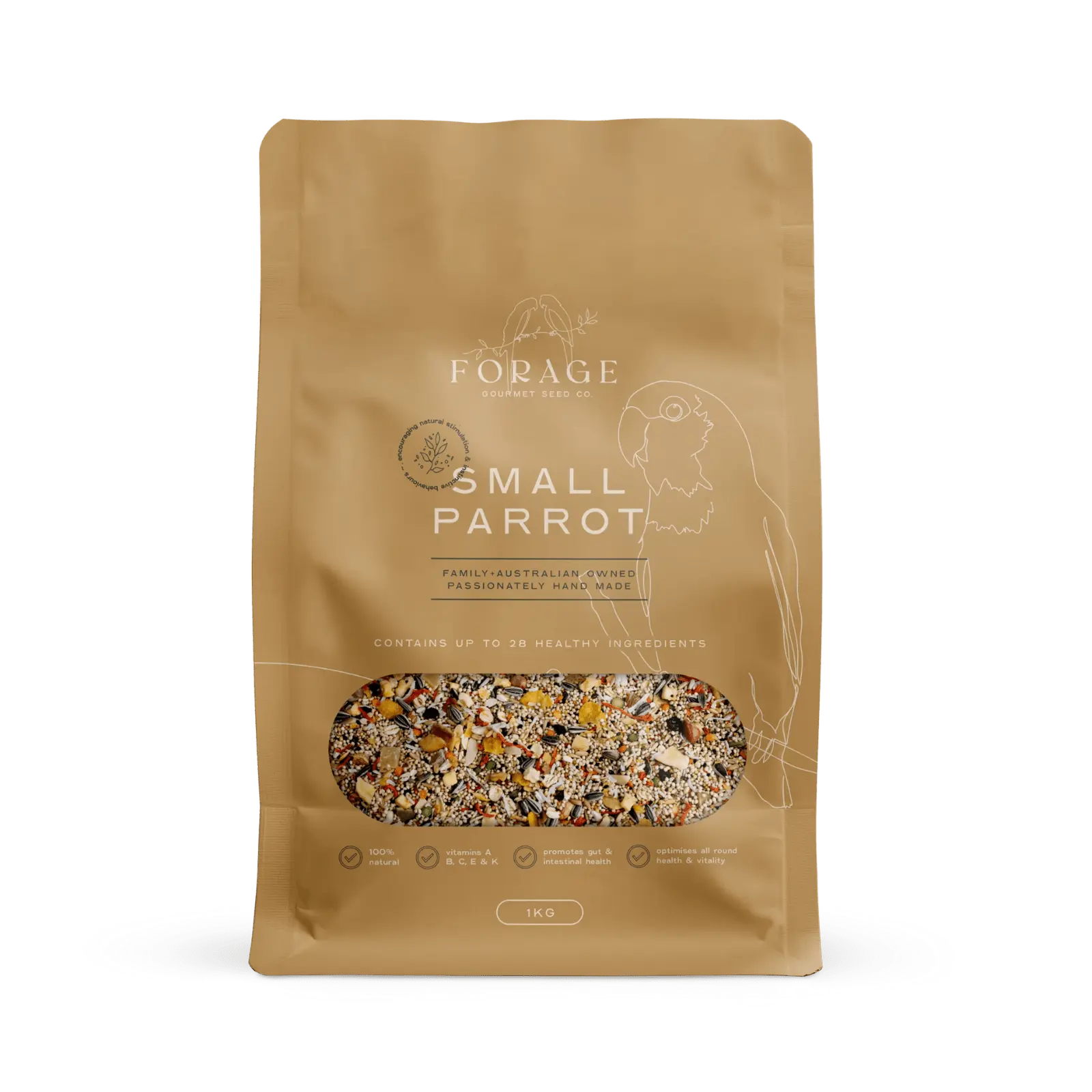 Forage Gourmet Small Parrot Food - Kellyville Pets