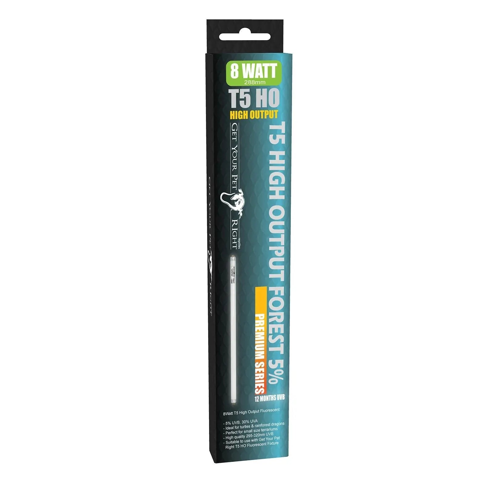 Get Your Pet Right T5 UVB Light Tube - Forest 5% - Kellyville Pets