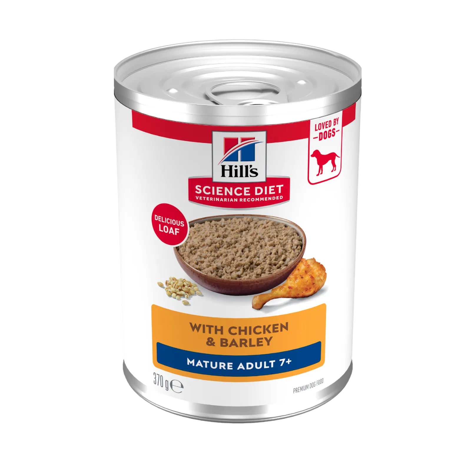 Hill's Science Diet Adult 7+ Chicken & Barley Entrée Can Dog Food