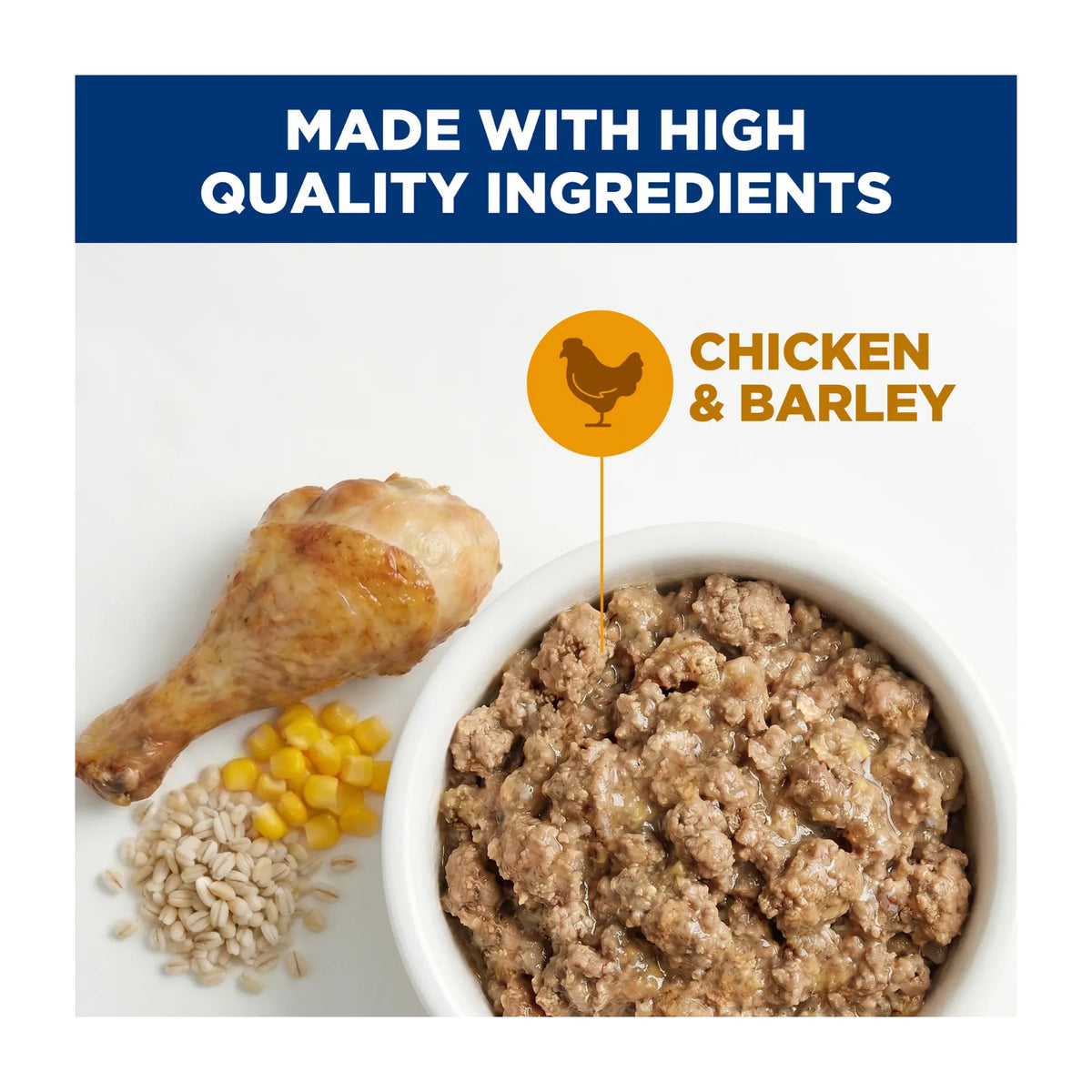 Hill's Science Diet Dog Food Can Adult Chicken & Barley Entrée - 370g x 12