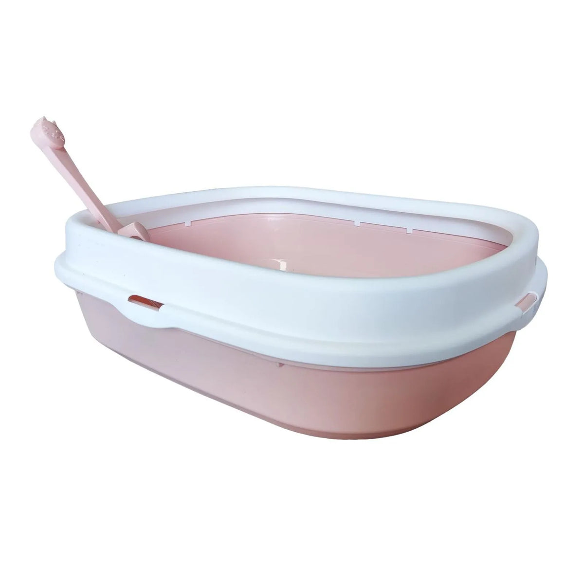 iPetz Litter Tray With Lip & Scoop - Mixed Colours