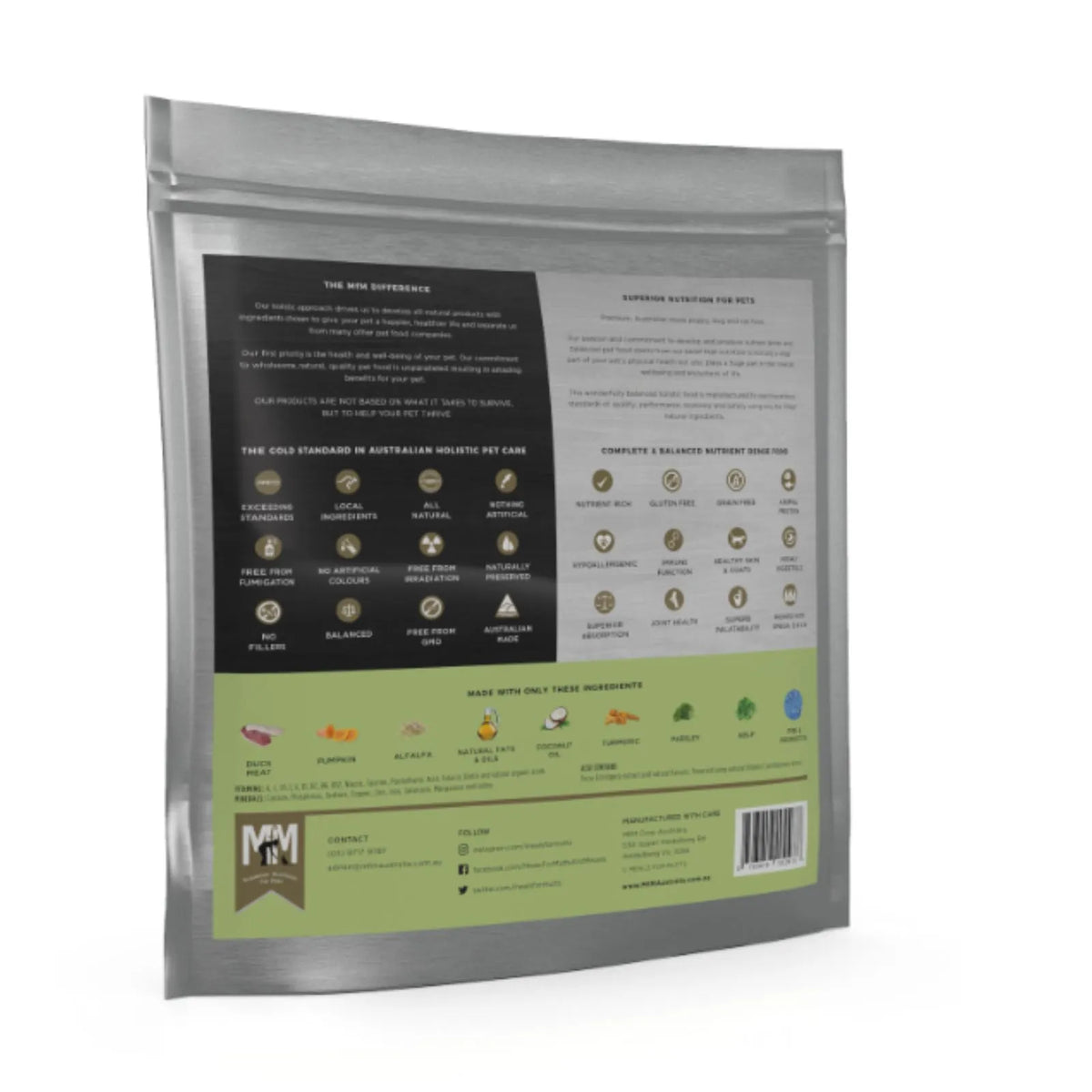 Meals for Meows Single Protein Duck Adult Cat Food - 2.5kg