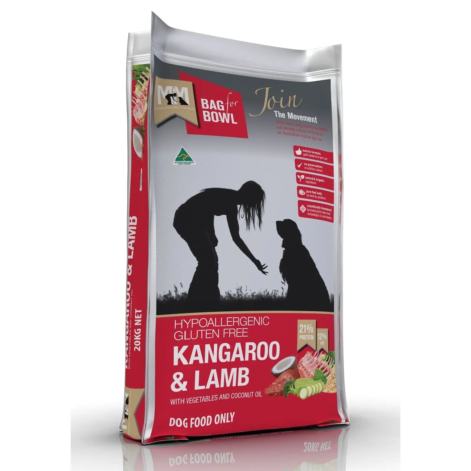 Meals For Mutts Dog Food Adult Kangaroo & Lamb - Kellyville Pets