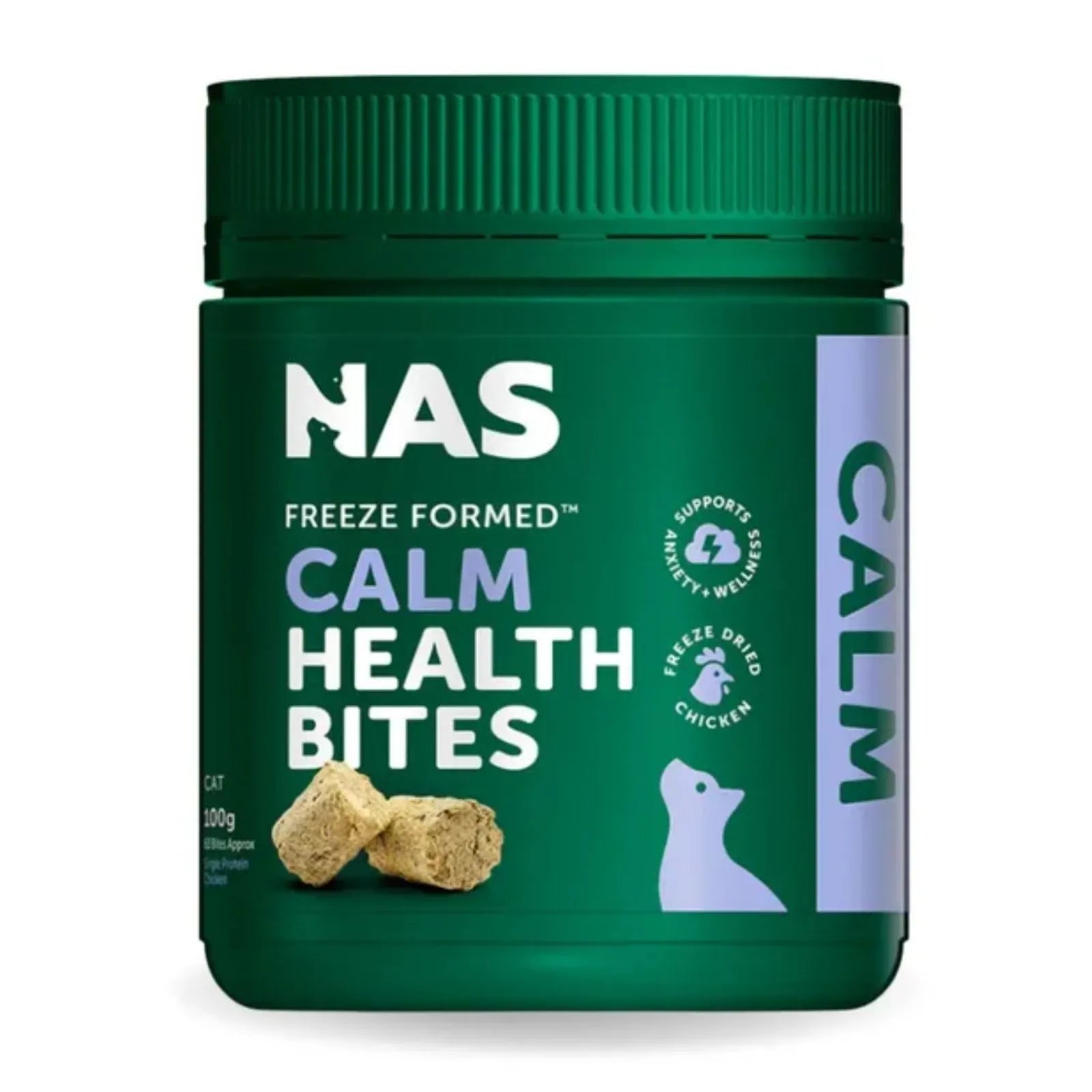 NAS Feline Calm Freeze Formed Health Bites - 100g (60pc)