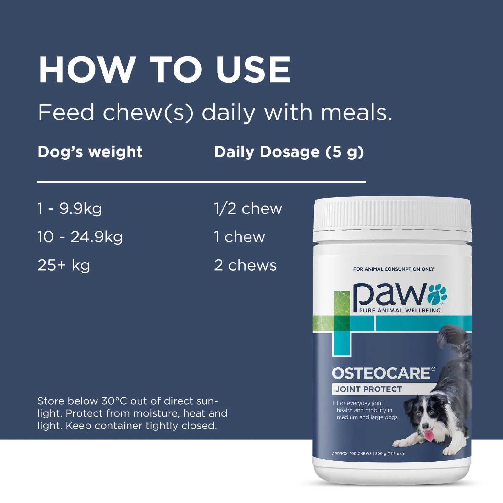 PAW Osteo Care Dog Chews for Joint Health