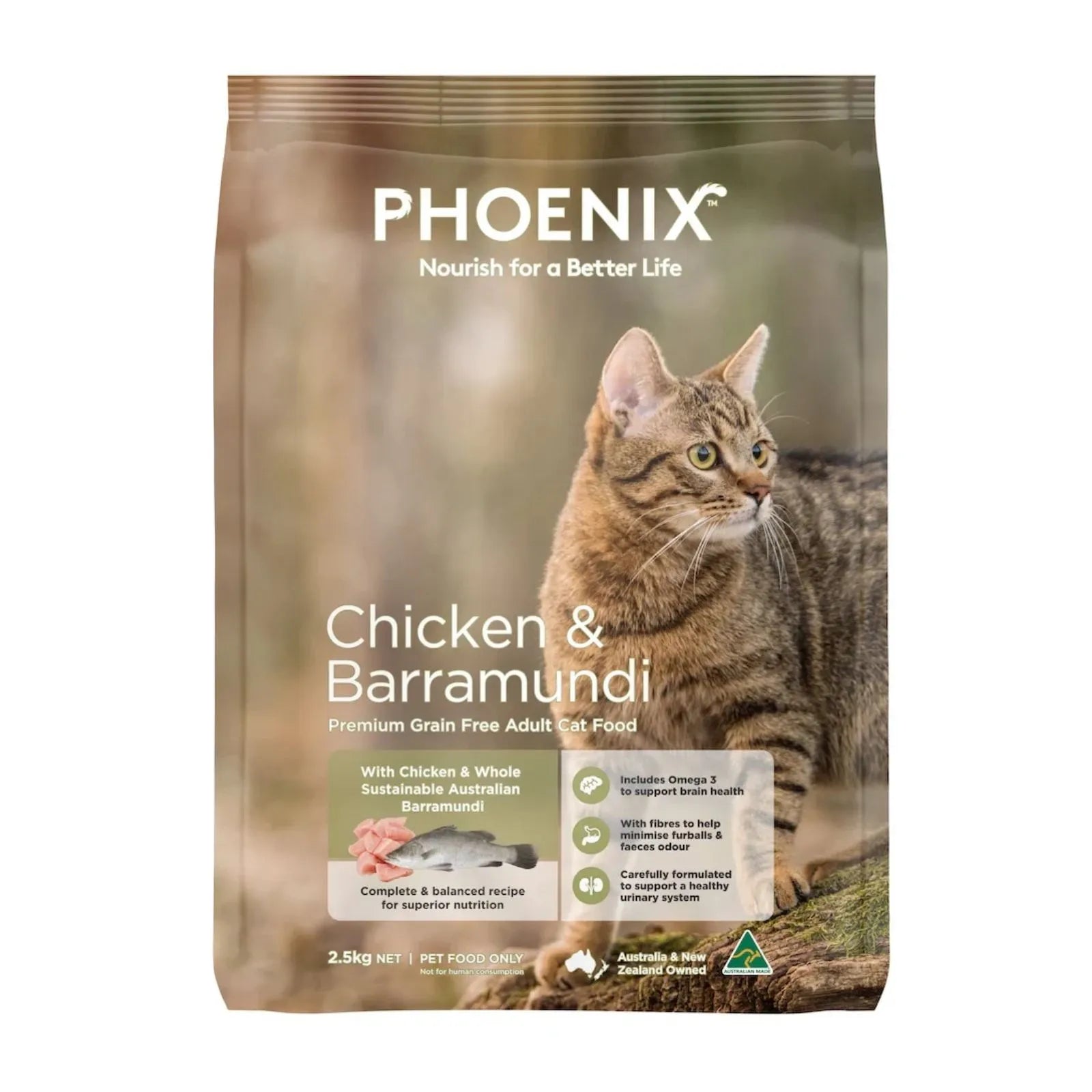Phoenix Cat Food Chicken & Barramundi - 2.5kg
