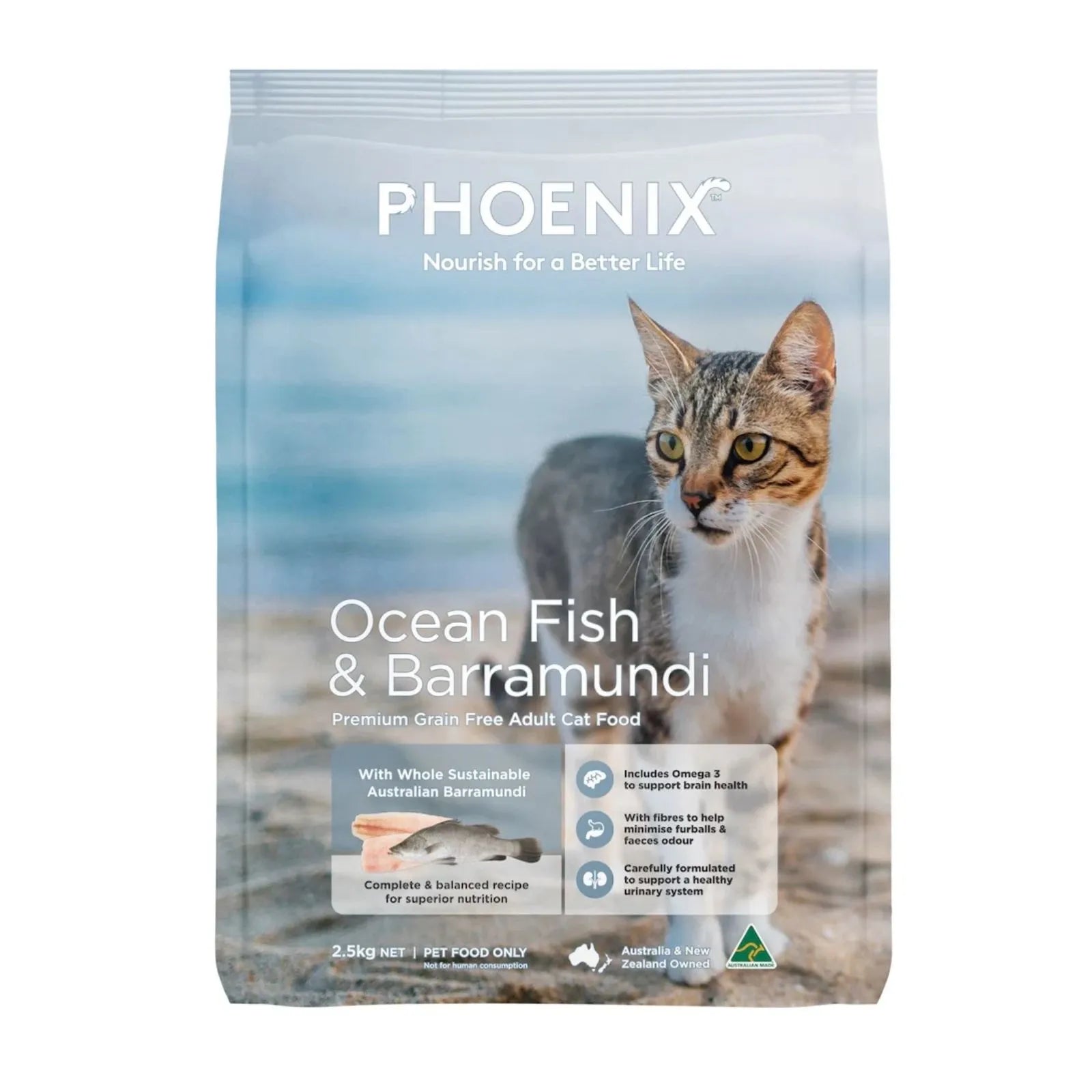 Phoenix Cat Food Ocean Fish & Barramundi - 2.5kg