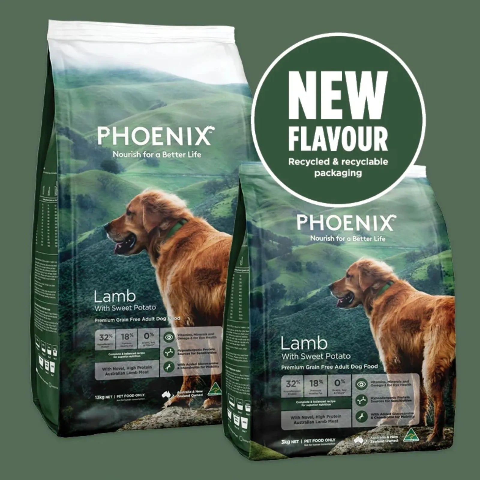 Phoenix Dog Food Adult Lamb with Sweet Potato