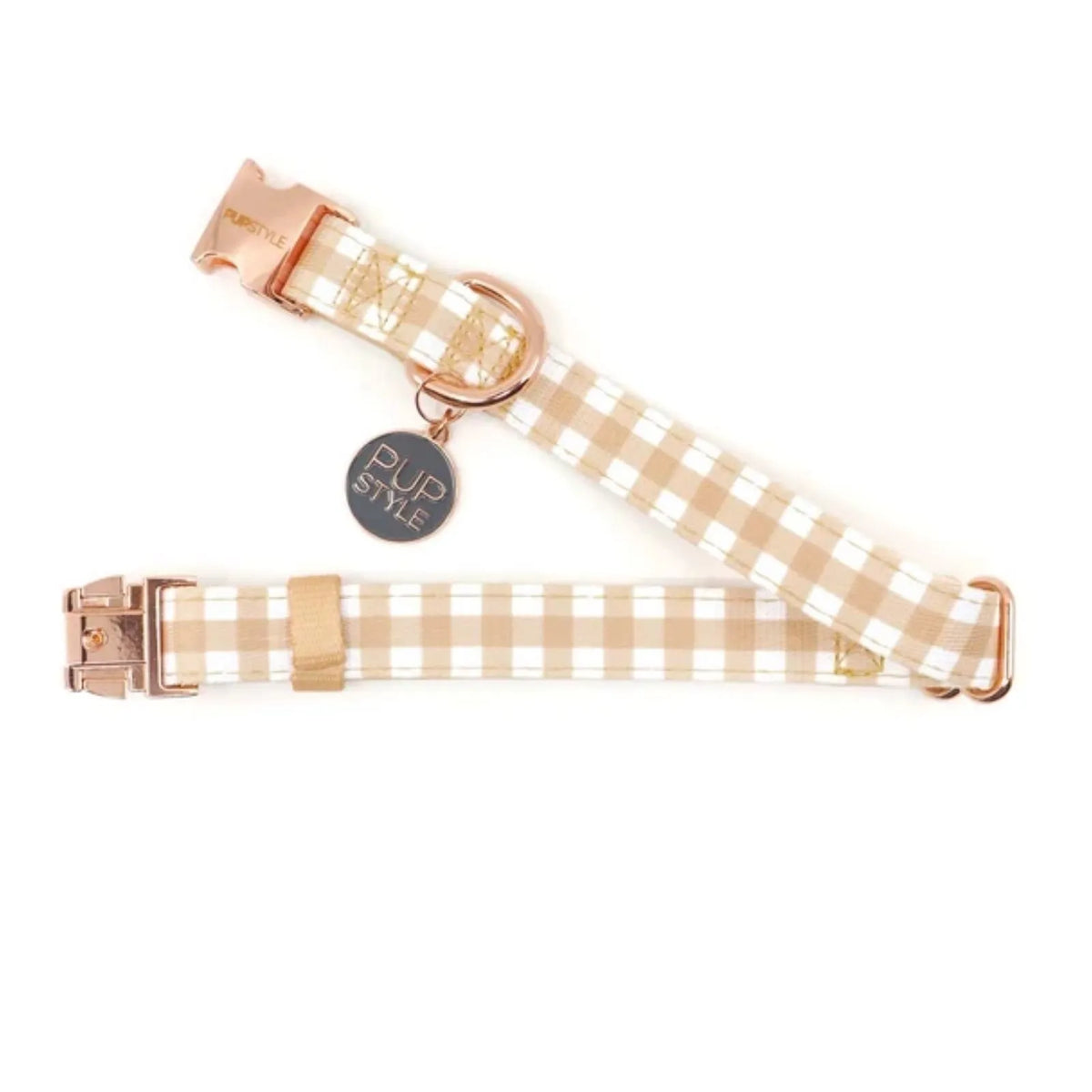 Pupstyle Dog Collar Creme Brulee