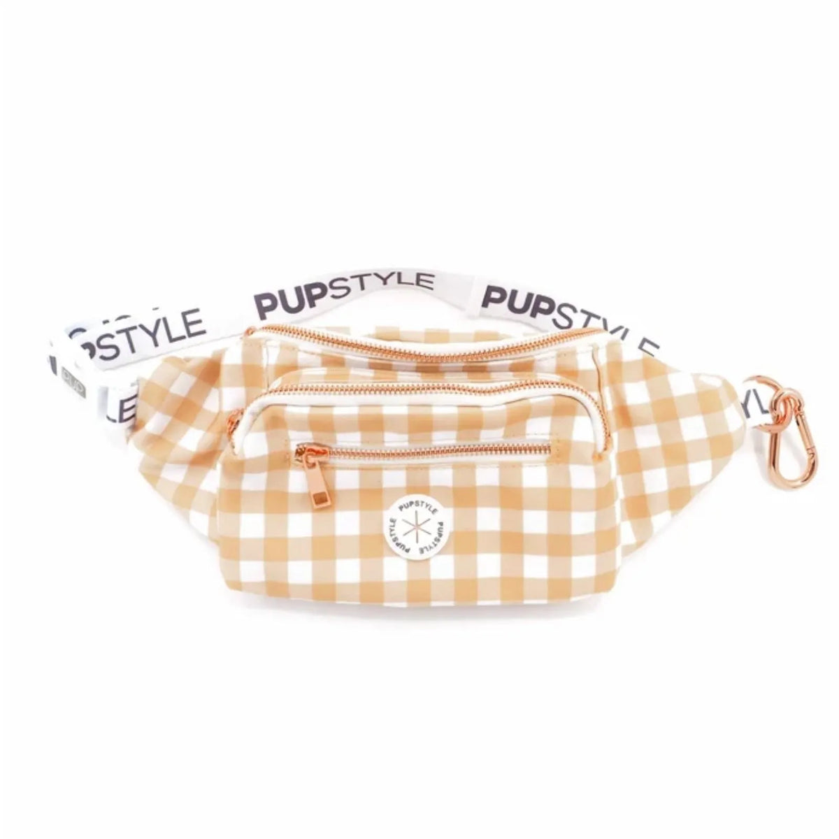 Pupstyle Creme Brulee Dog Parent Bum Bag with adjustable waist strap
