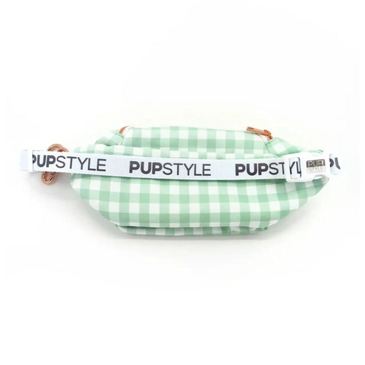 Pupstyle Sweet Apple Dog Parent Bum Bag with adjustable waist strap.