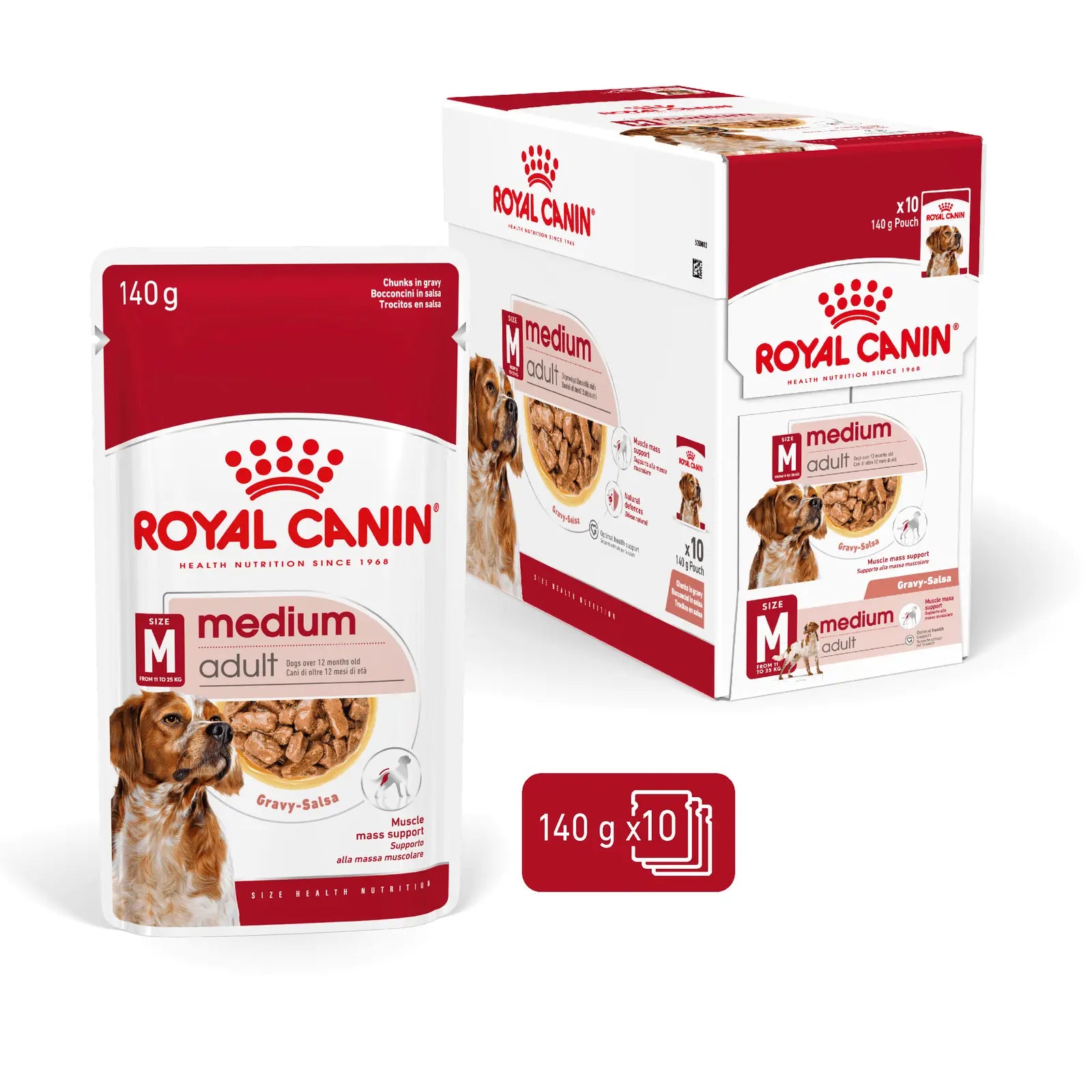 Royal Canin Dog Food Pouch Adult Medium - Kellyville Pets