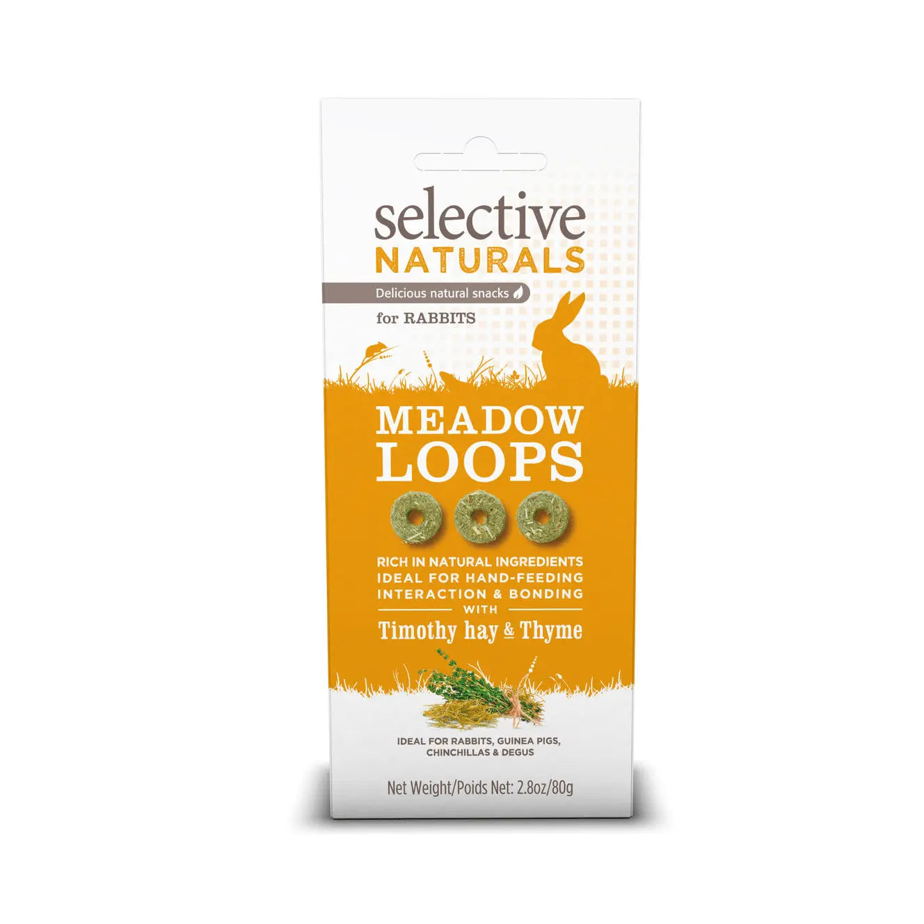 Selective Naturals Small Animal Meadow Loops 80g - Kellyville Pets