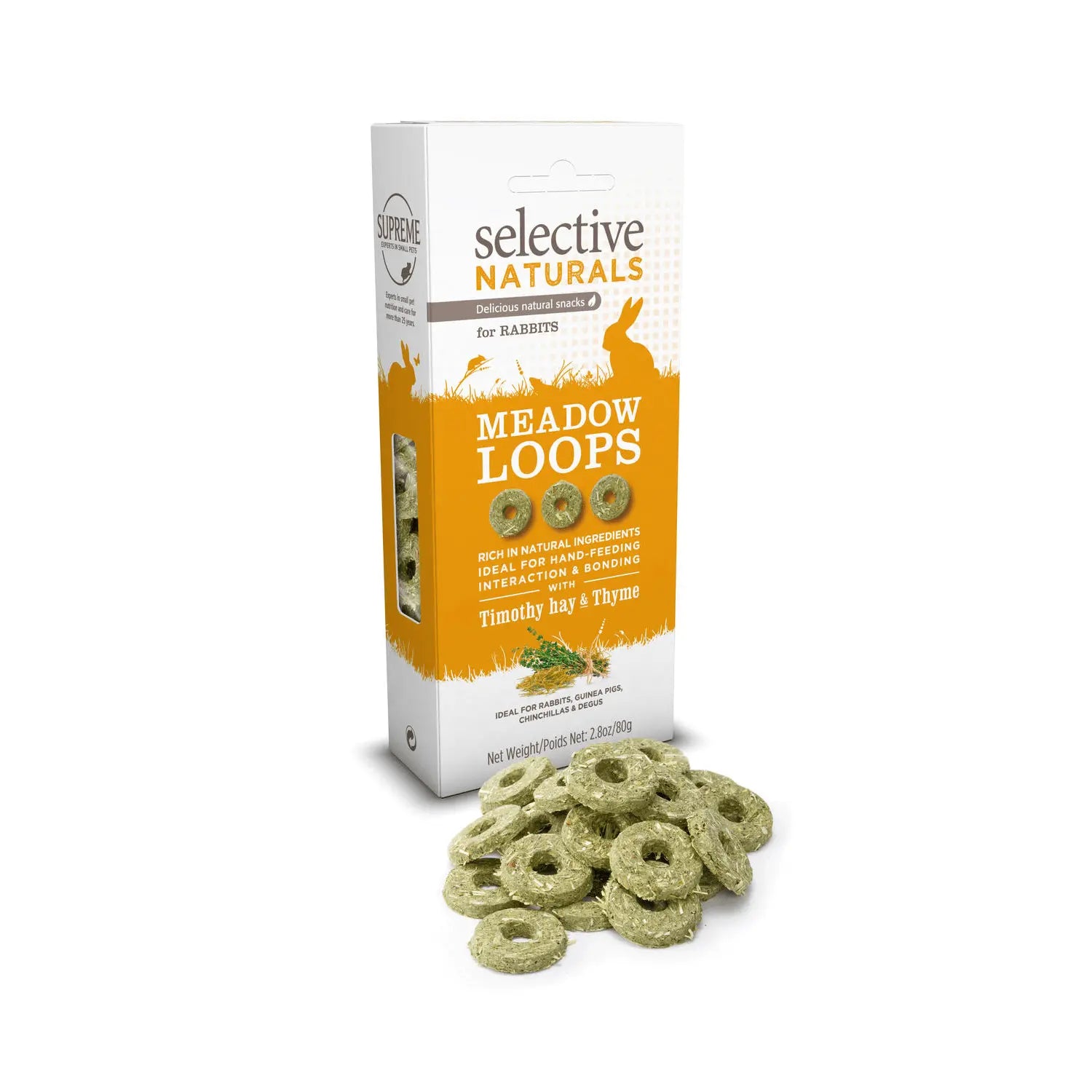 Selective Naturals Small Animal Meadow Loops 80g - Kellyville Pets