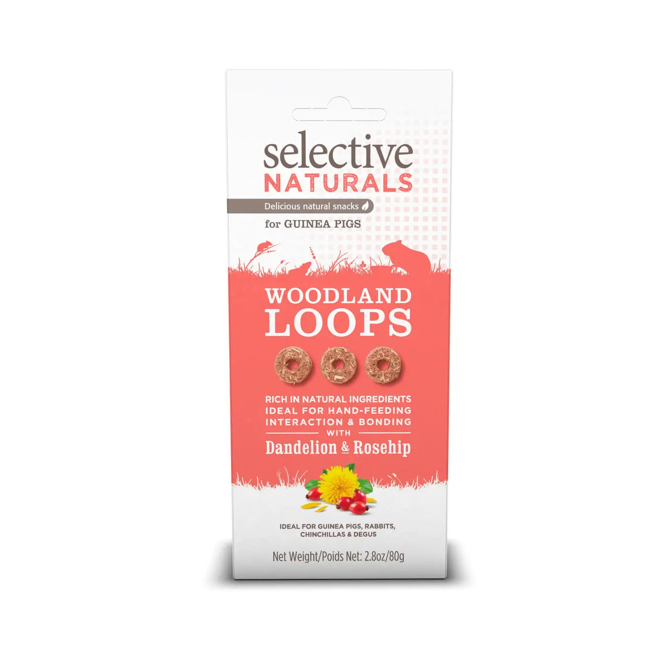 Selective Naturals Small Animal Woodland Loops 80g - Kellyville Pets