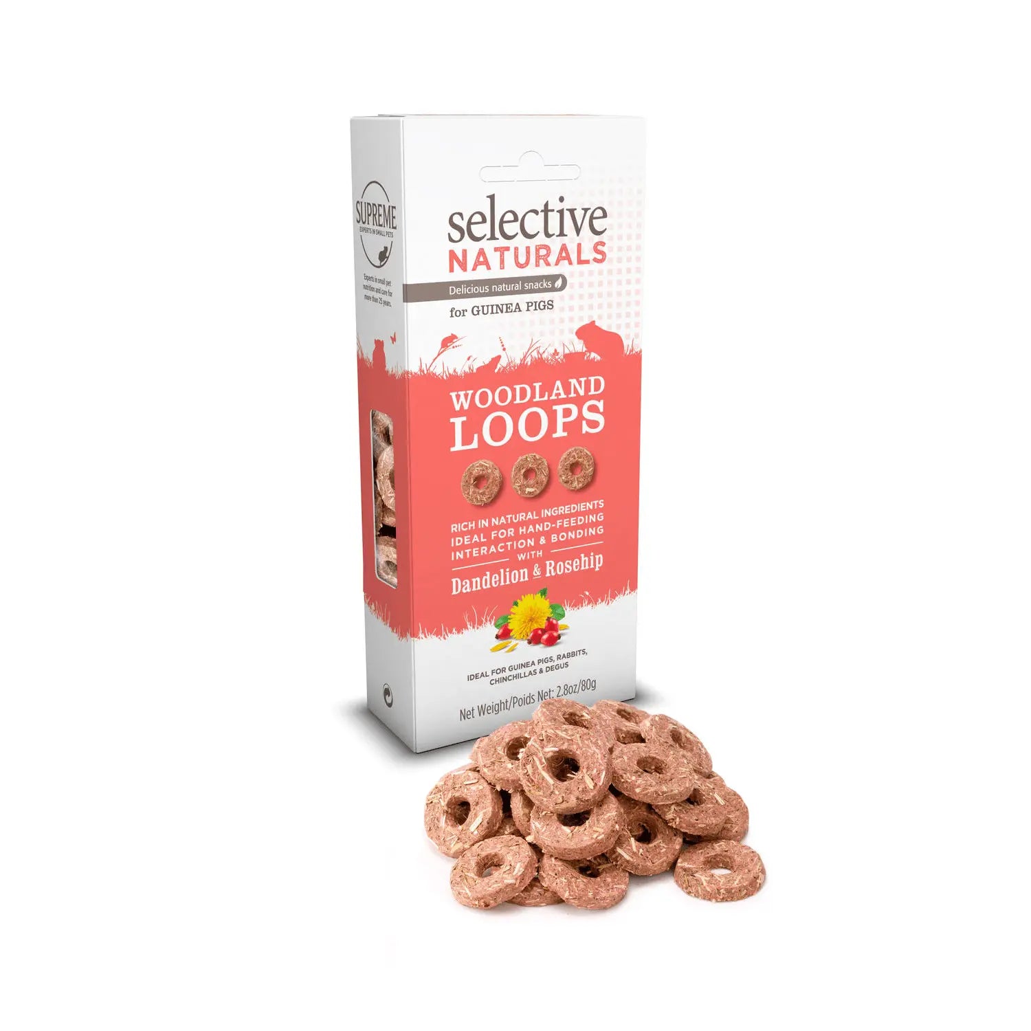Selective Naturals Small Animal Woodland Loops 80g - Kellyville Pets