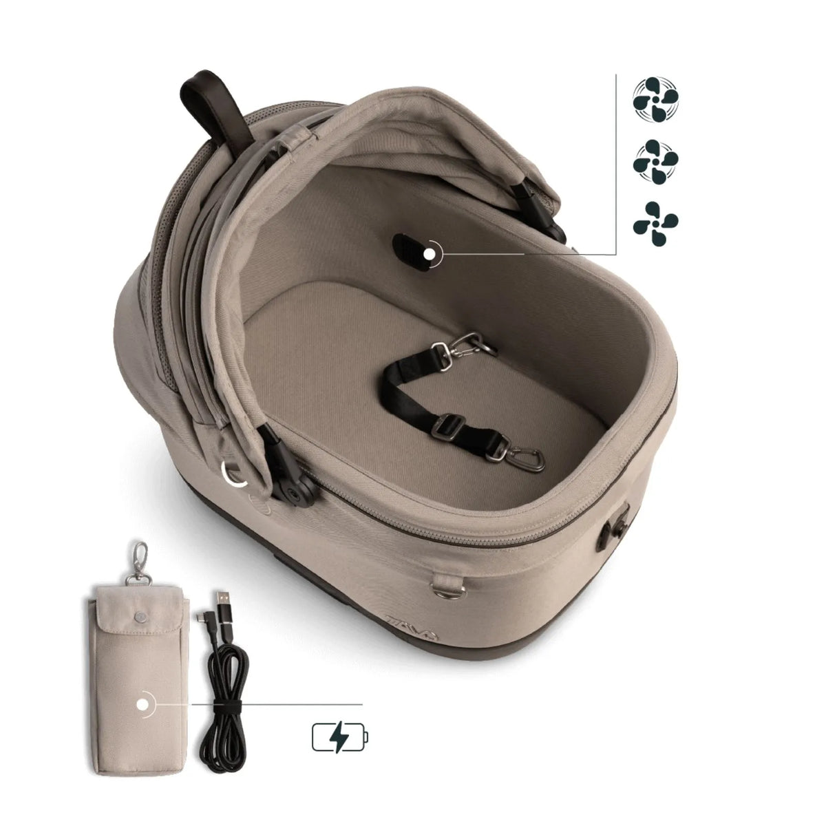 Tavo Maeve iso5X Wind Pet Car Seat Carrier