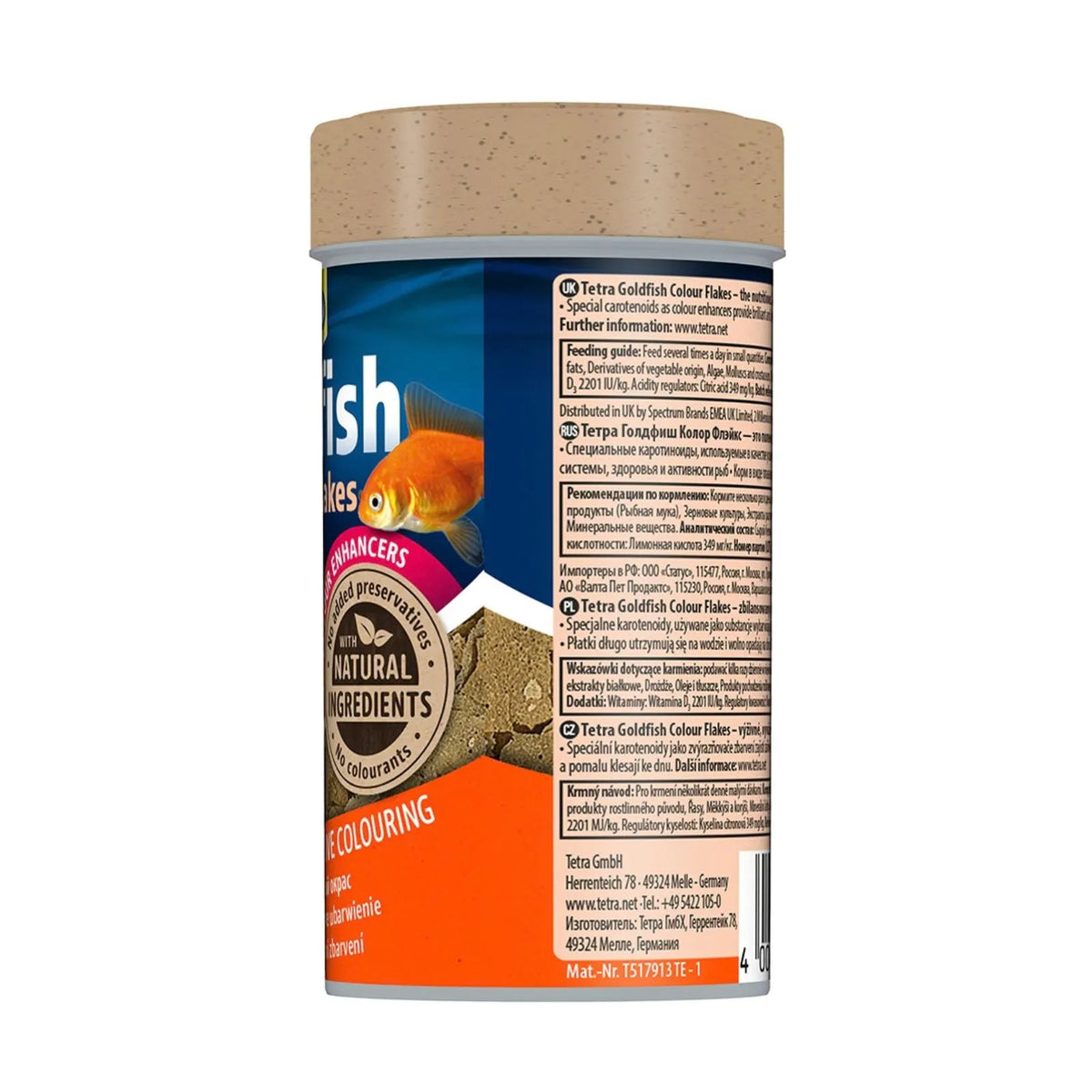 Tetra Goldfish Colour Flakes