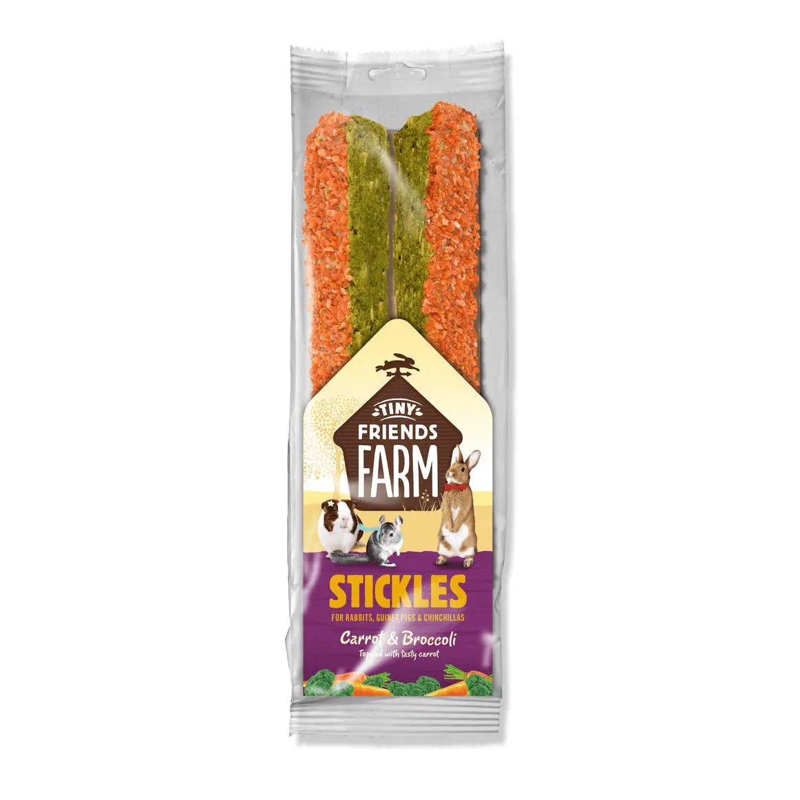 Tiny Friends Farm Carrot & Broccoli Stickles Treats - Kellyville Pets