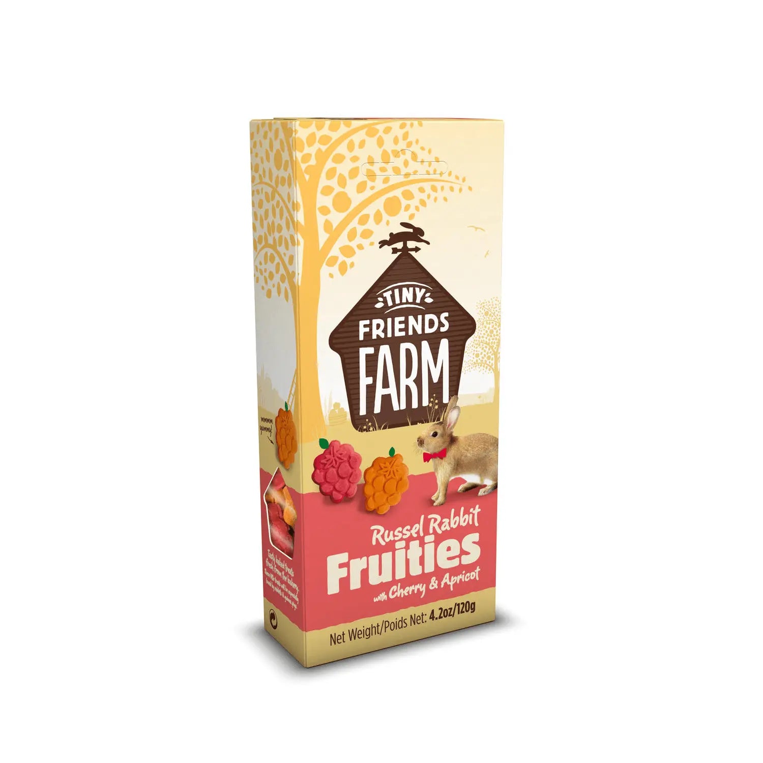 Tiny Friends Farm Fruitees Treat with Cherry & Apricot 120g - Kellyville Pets