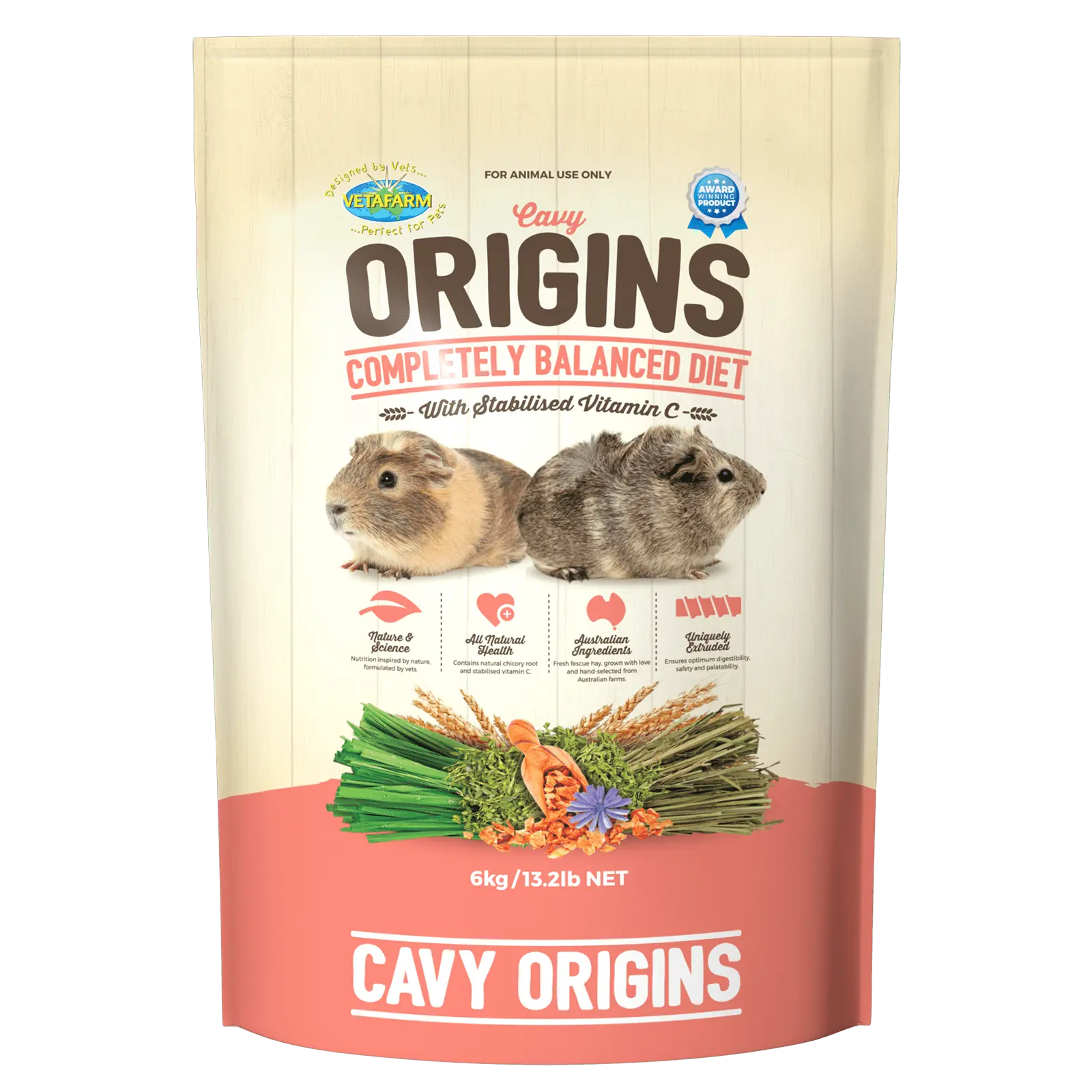 Vetafarm Cavy Origins Guinea Pig Food - Kellyville Pets