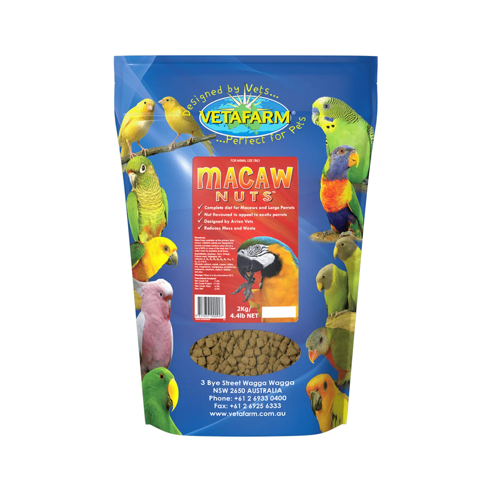 Vetafarm Macaw Nuts - Kellyville Pets