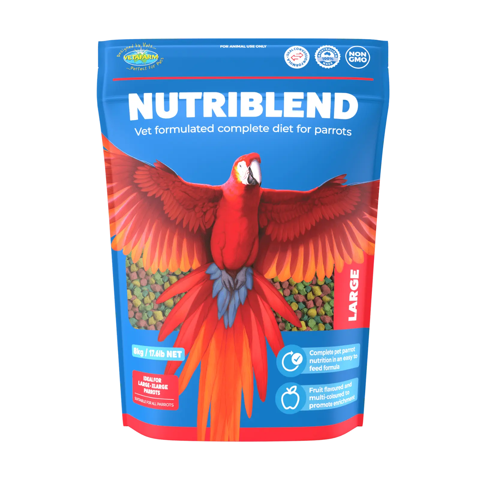 Vetafarm Nutriblend Pellets Large - Kellyville Pets