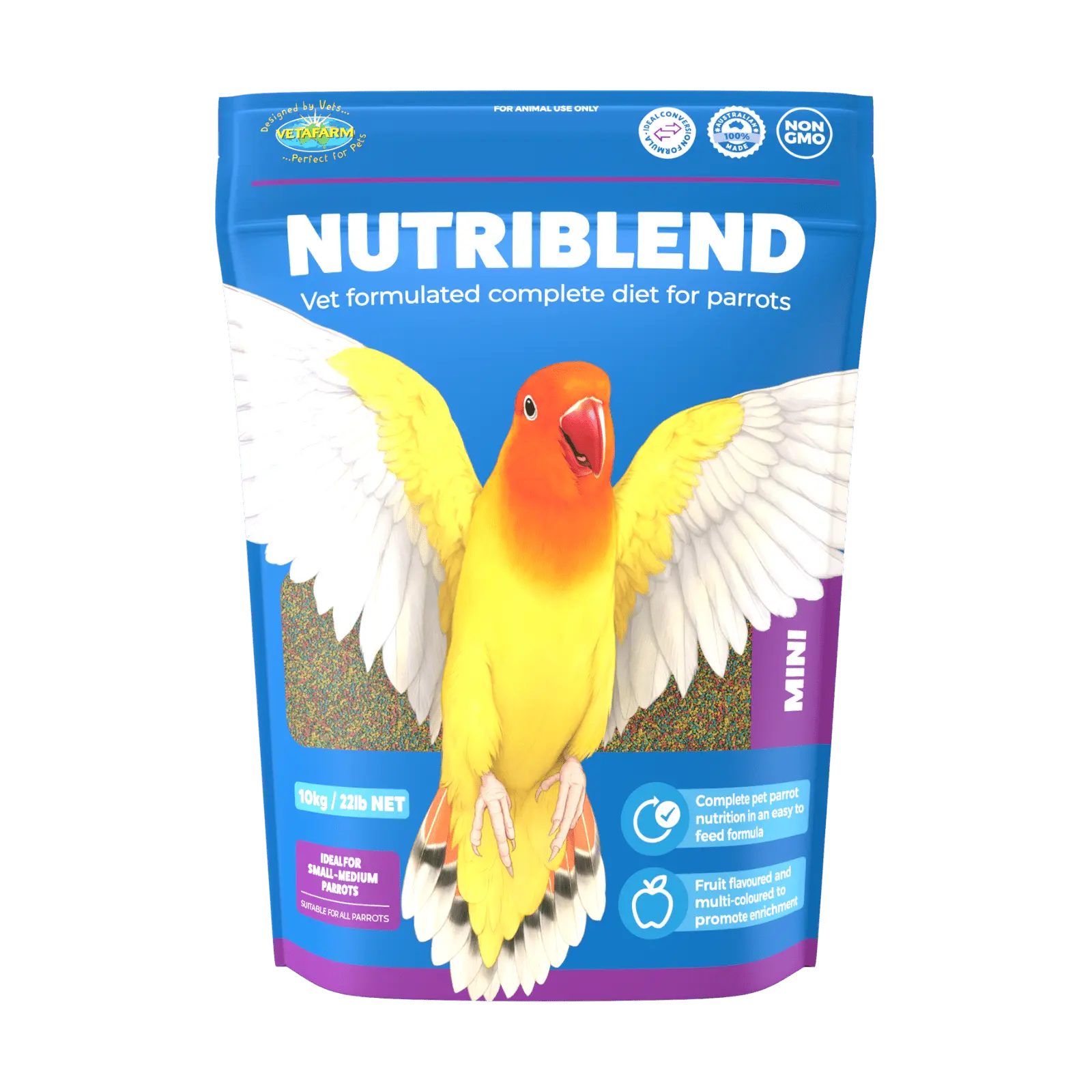 Vetafarm Nutriblend Pellets Mini - Kellyville Pets