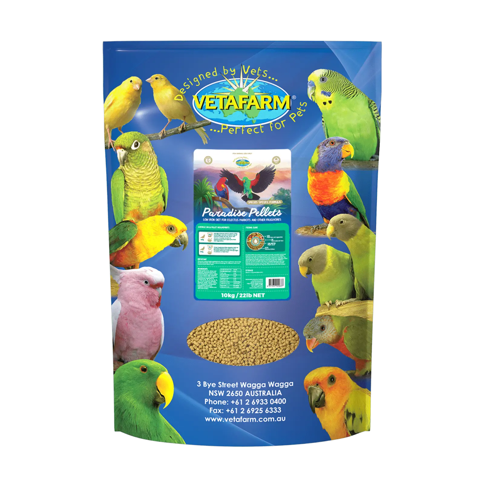 Vetafarm Parrot Paradise Pellets - Kellyville Pets