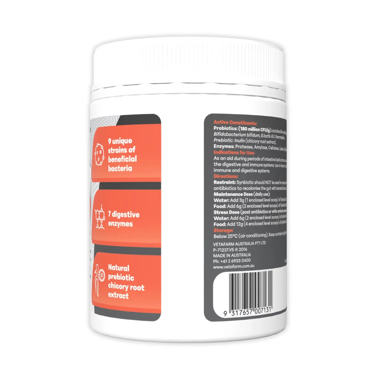 Vetafarm Synbiotic 180-S