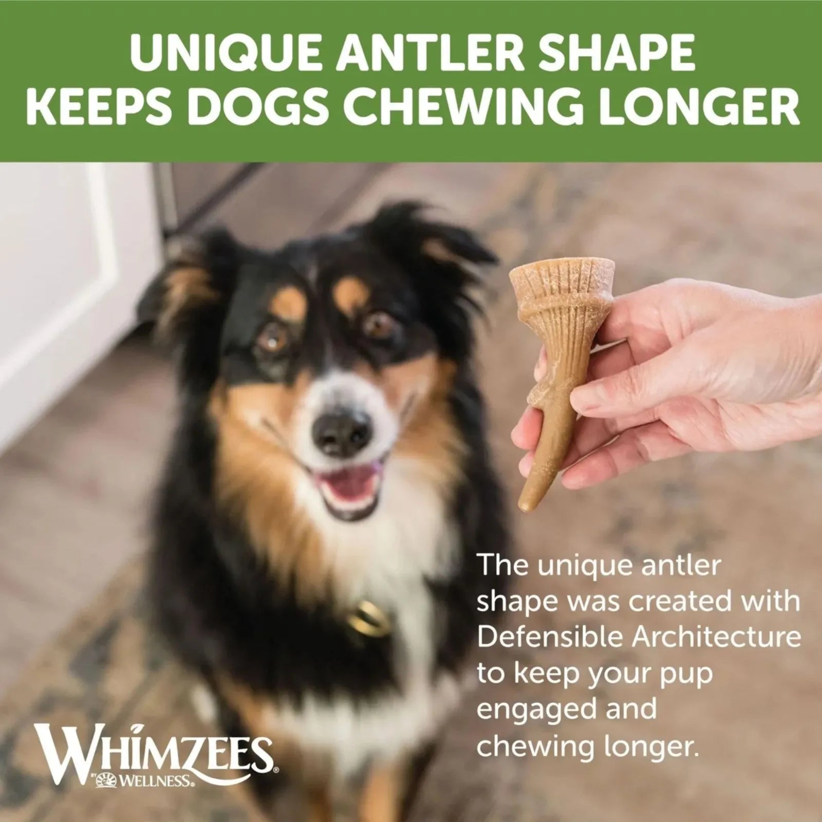 Whimzees Occupy Antlers Medium 12pk