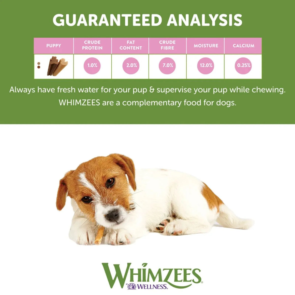 Whimzees Puppy M/L 14pk