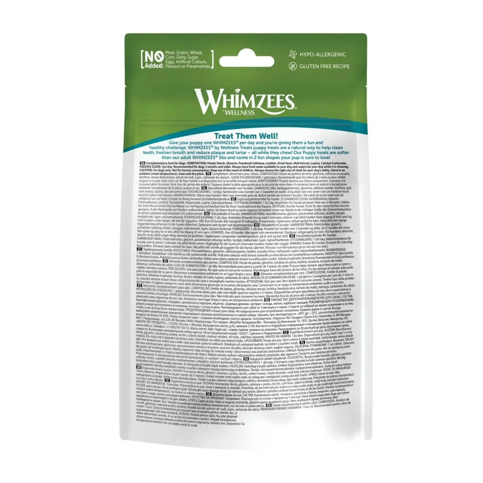 Whimzees Puppy M/L 14pk