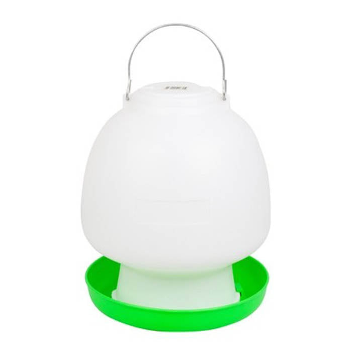 Automatic Poultry Waterer Green and White