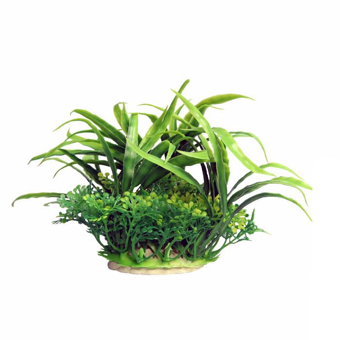Aqua One Ecoscape Crinum Green Small Artificial Plant