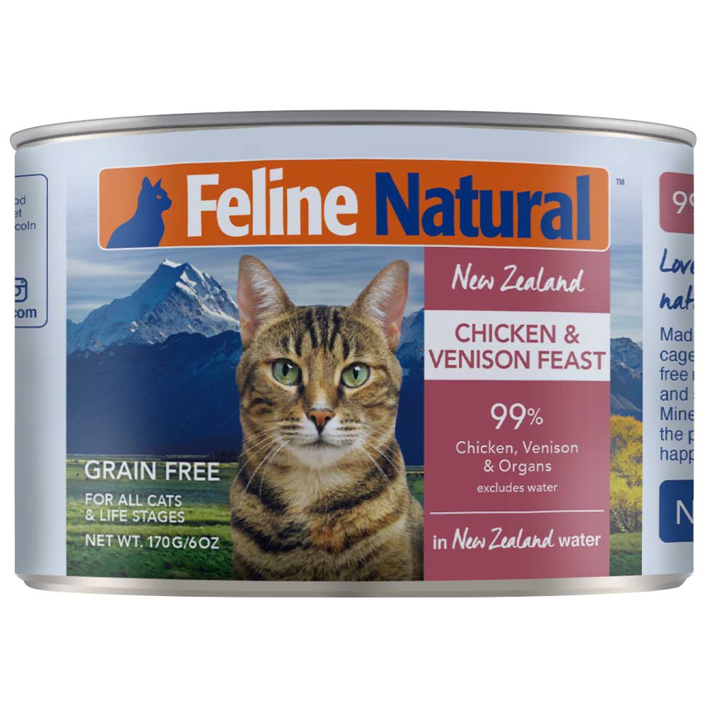 Feline Natural Cat Food Can Chicken & Venison